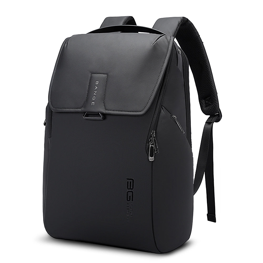 Mochila The Hugger de Bange Perú para oficina y trabajo, color negro, diseño moderno