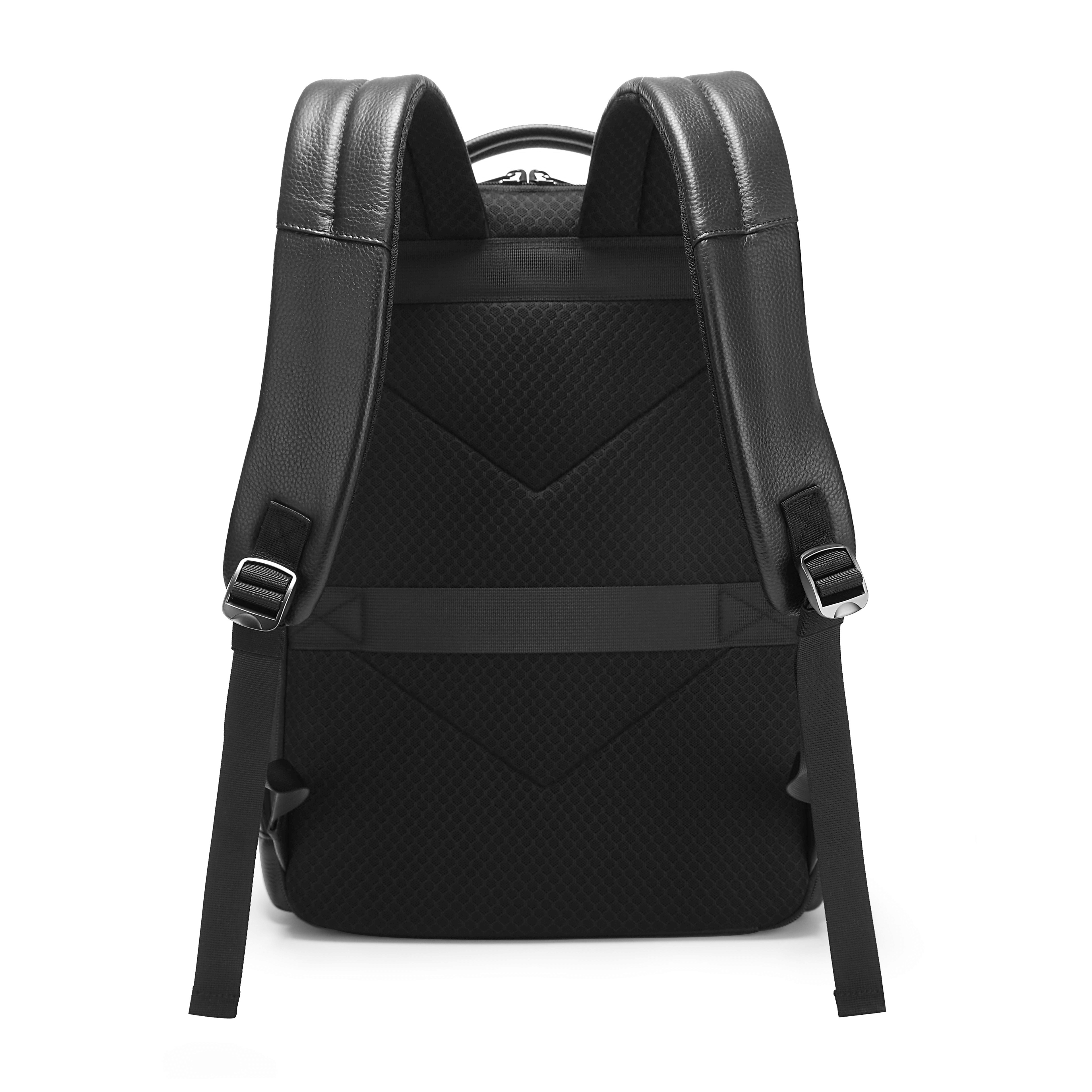 Mochila The Leatherpack de Bange Perú para oficina y trabajo con respaldar ergonómico
