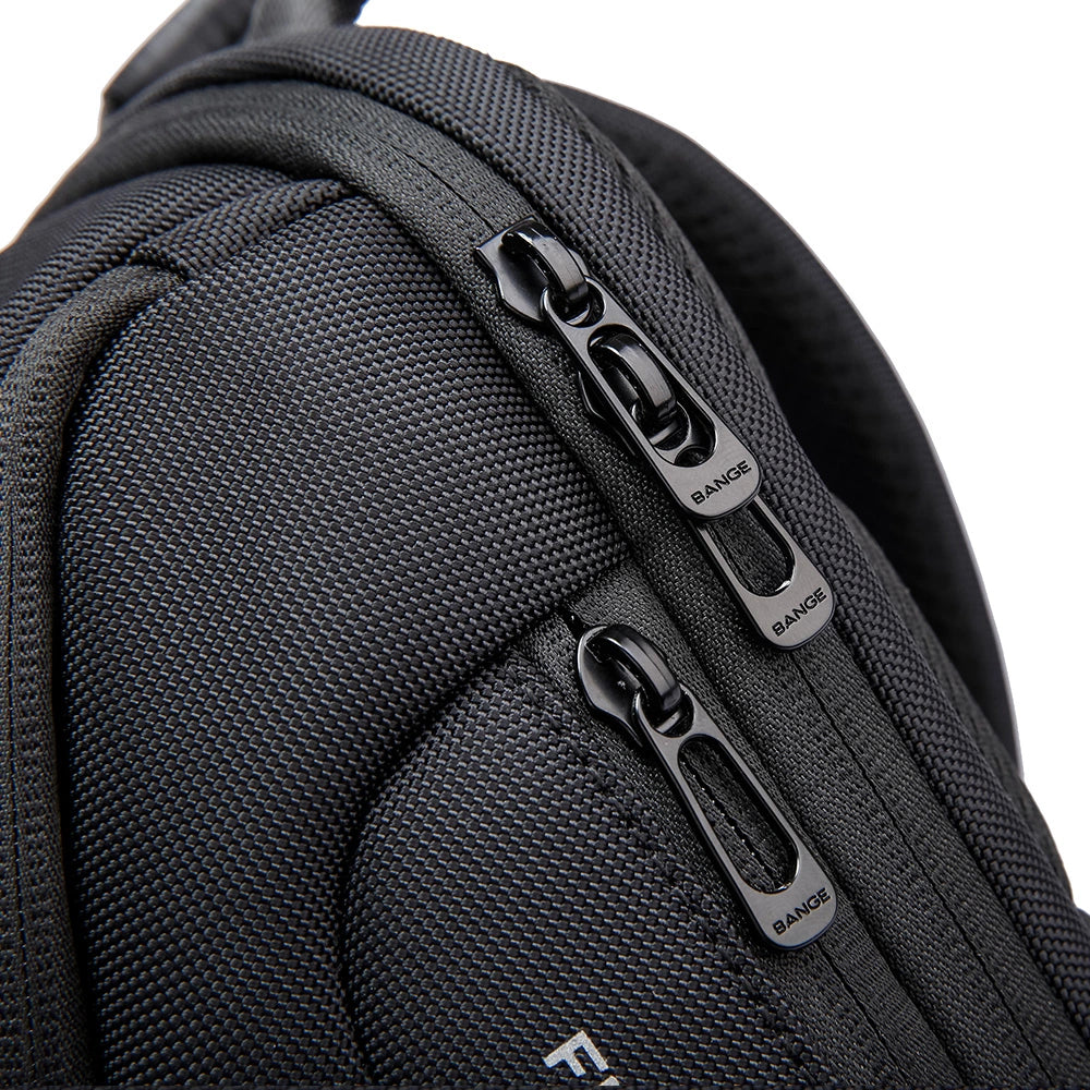 Pechera The Multipocket de Bange Perú para viajes y el día a día, color negro, cierres YKK