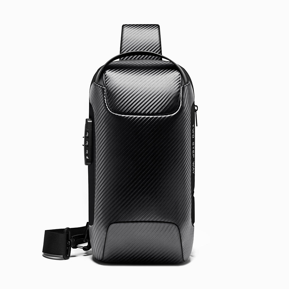 Pechera The Safebag Plus de Bange Perú para viajes, color negro